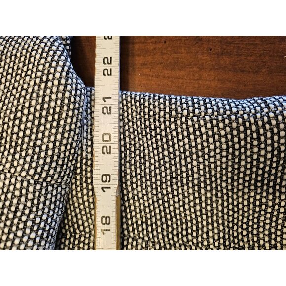 Louis Feraud Textured Coat Woven Design Button-Up Size Large blk Wht - Picture 9 of 10